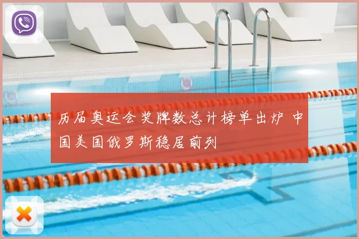 历届奥运会奖牌数总计榜单出炉 中国美国俄罗斯稳居前列