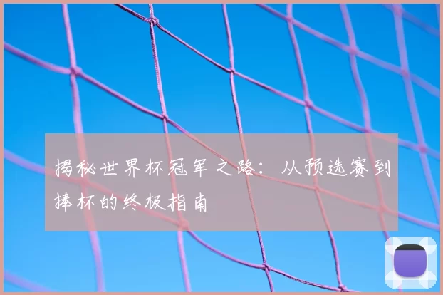 揭秘世界杯冠军之路：从预选赛到捧杯的终极指南